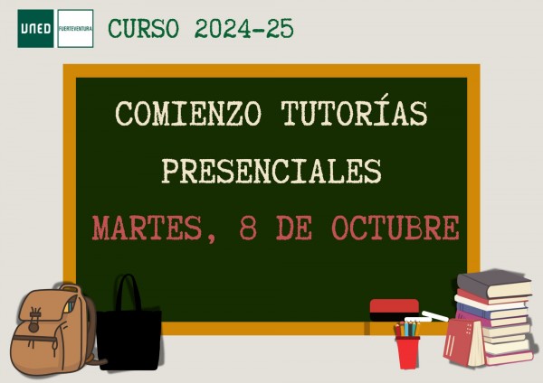 Comienzo de tutorías presenciales