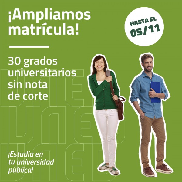 <br>¡Ampliamos Matrícula!